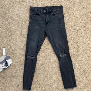 Urban outfitters black jeans, high waisted